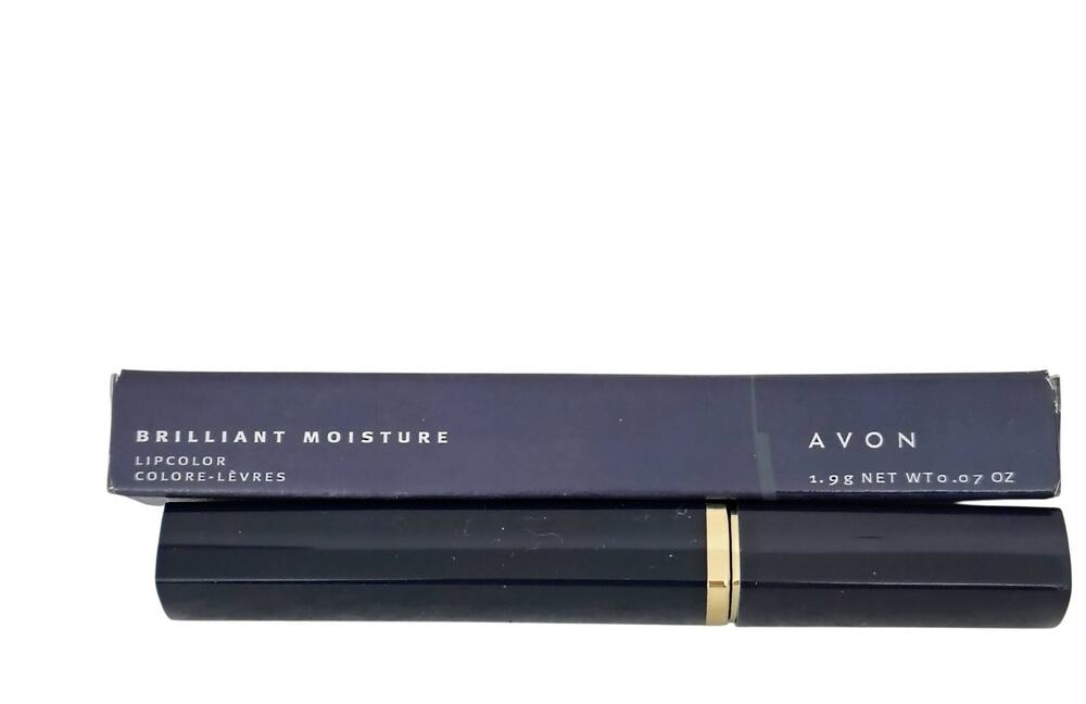Avon Brilliant Moisture Ruby Slipper Lip color Lipstick Retractable 0.07 oz NOS